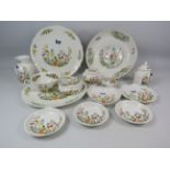 14 Pieces of Aynsley china mainly in the Cottage Garden pattern.
