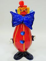 Large Tubby Murano Clown in good order which measures approx 11 inches tall. See photos.