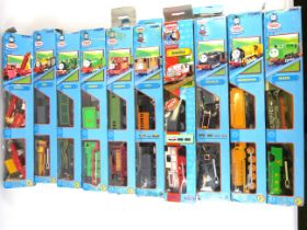 Ten, Tomy, Thomas the Tank Engine Model Loco's and Tenders. All in original boxes which are in good