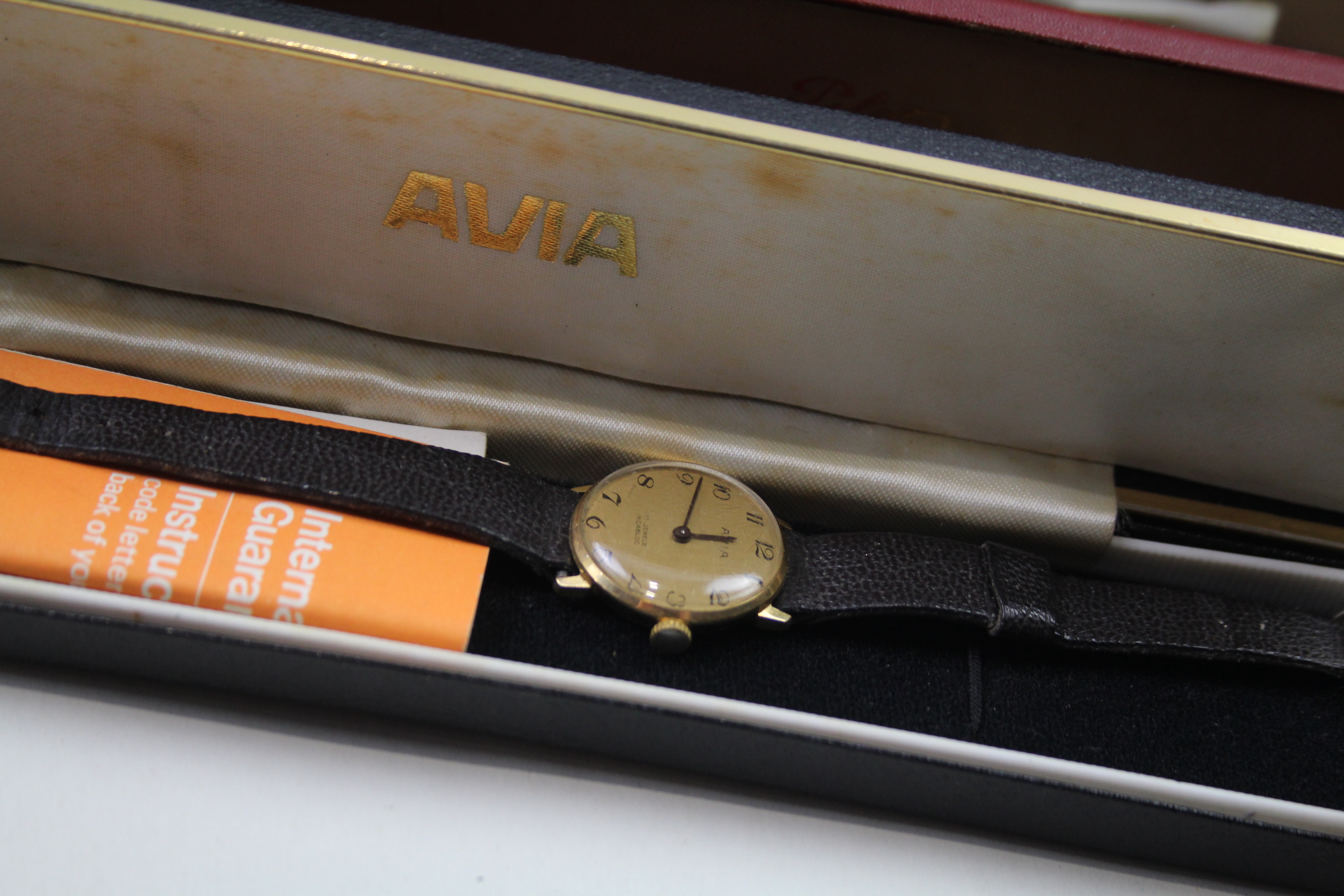 Women's Vintage WRISTWATCHES Hand-Wind UNTESTED Boxed Inc. Avia Etc. x 8 2112101 - Image 4 of 9