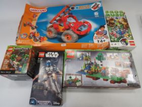 Mixed Lego and Meccano lot. See photos.
