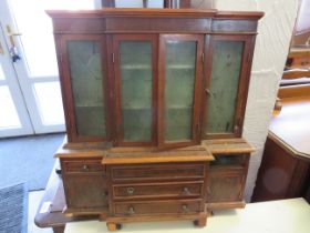 Possible apprentice piece: Bookcase/Bureau which measures approx H:20 x W:18 x D: 7 inches. It is m