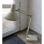 Retro metal angle poise lamp.