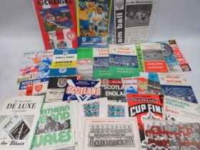 Selection of Interesting Vintage Football programmes dating from 1950's onwards. Most relate to Home