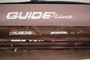 Guideline AWM Three piece 10ft Fly Rod with soft and hard bags.