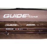 Guideline AWM Three piece 10ft Fly Rod with soft and hard bags. 