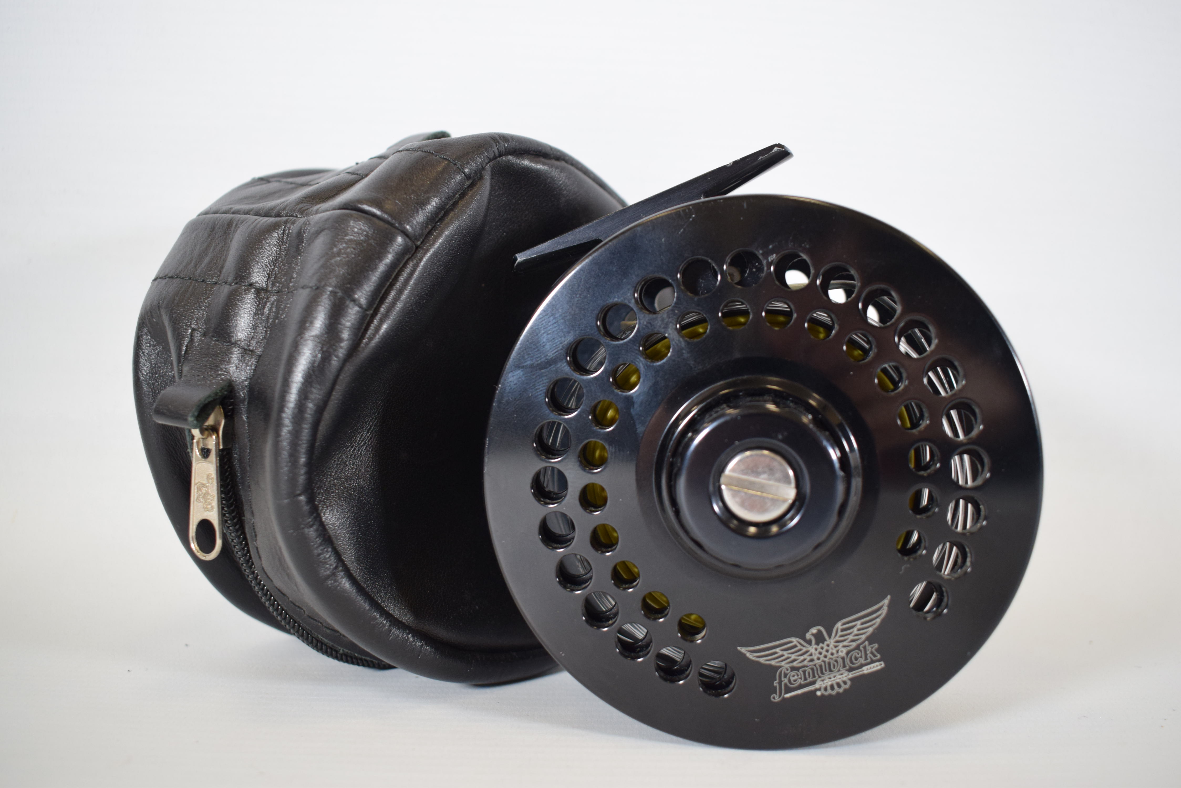 Fenwick Fly Reel  F912 with soft pouch - Image 2 of 3