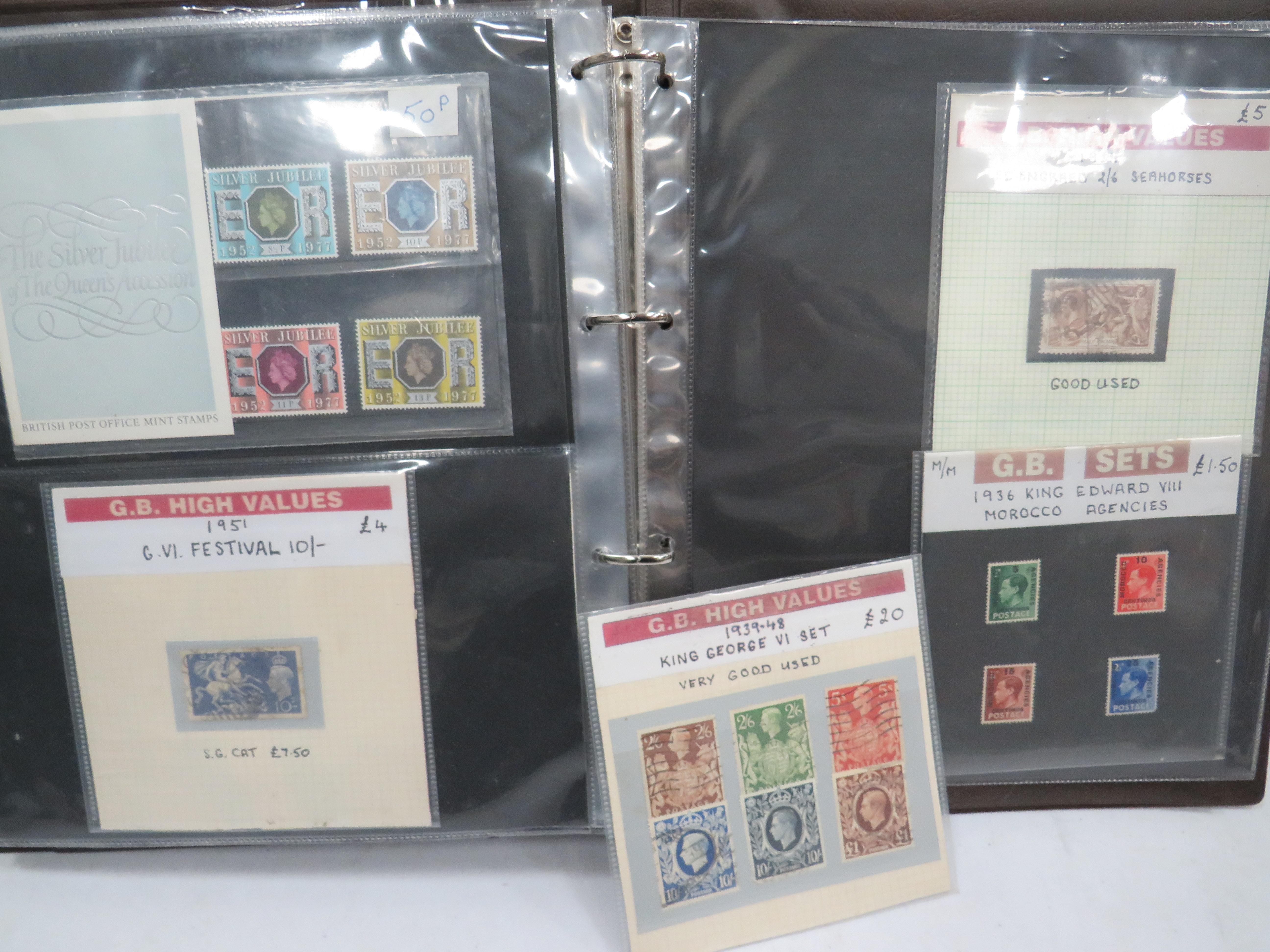 Full and well Presented Album of UK FDC's GB High Values, Coin & Stamp Sets. Victorian Stamps. See m - Image 11 of 14
