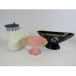 Mixed ceramics lot to include a vintage Wedgwood jug, a Wade planter and a Royal Winton small