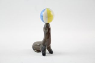 Wade Sealion With Balancing Ball Cork Screw Ceramic Decorative Novelty Vintage 681758