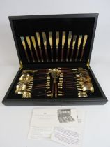 Viners 44 pieces deluxe cutlery set.