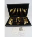 Viners 44 pieces deluxe cutlery set.