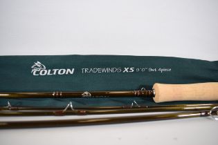 Colton Trade winds XF 9ft four piece fly rod with bag