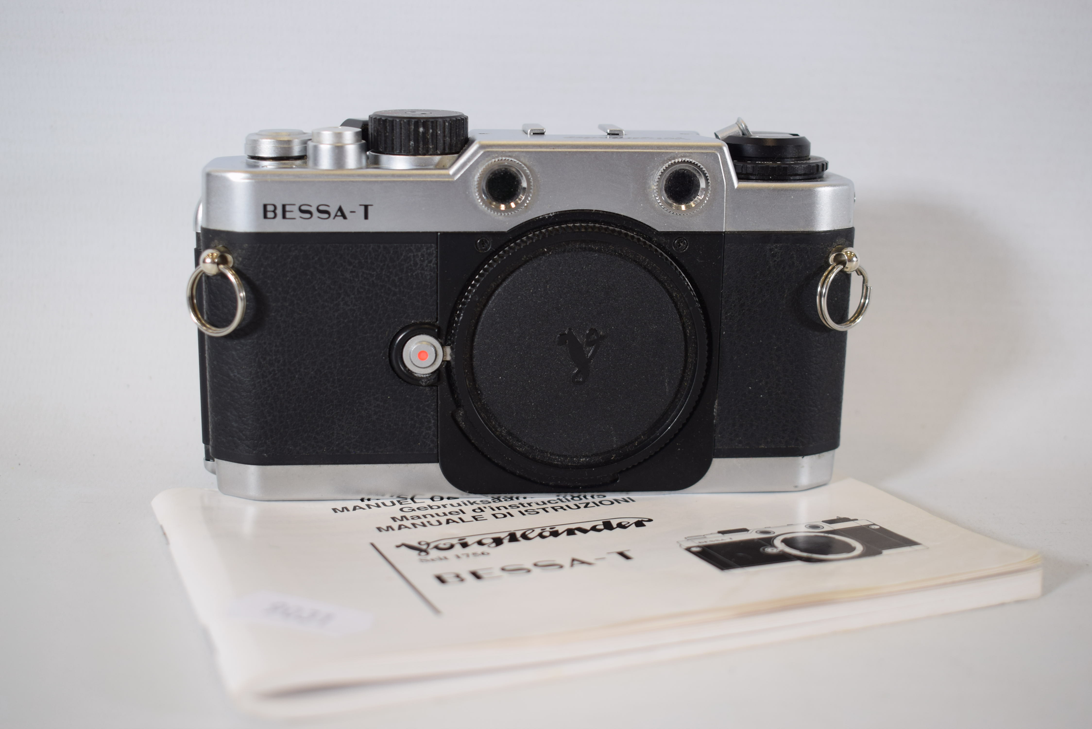 Voigtlander Camera body Bessa T with instruction leaflet.  See photos. 