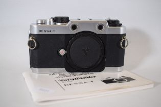 Voigtlander Camera body Bessa T with instruction leaflet. See photos.