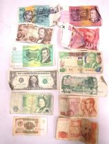 Selection of Vintage World Banknotes to Include Australia. See photos.