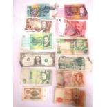 Selection of Vintage World Banknotes to Include Australia. See photos. 