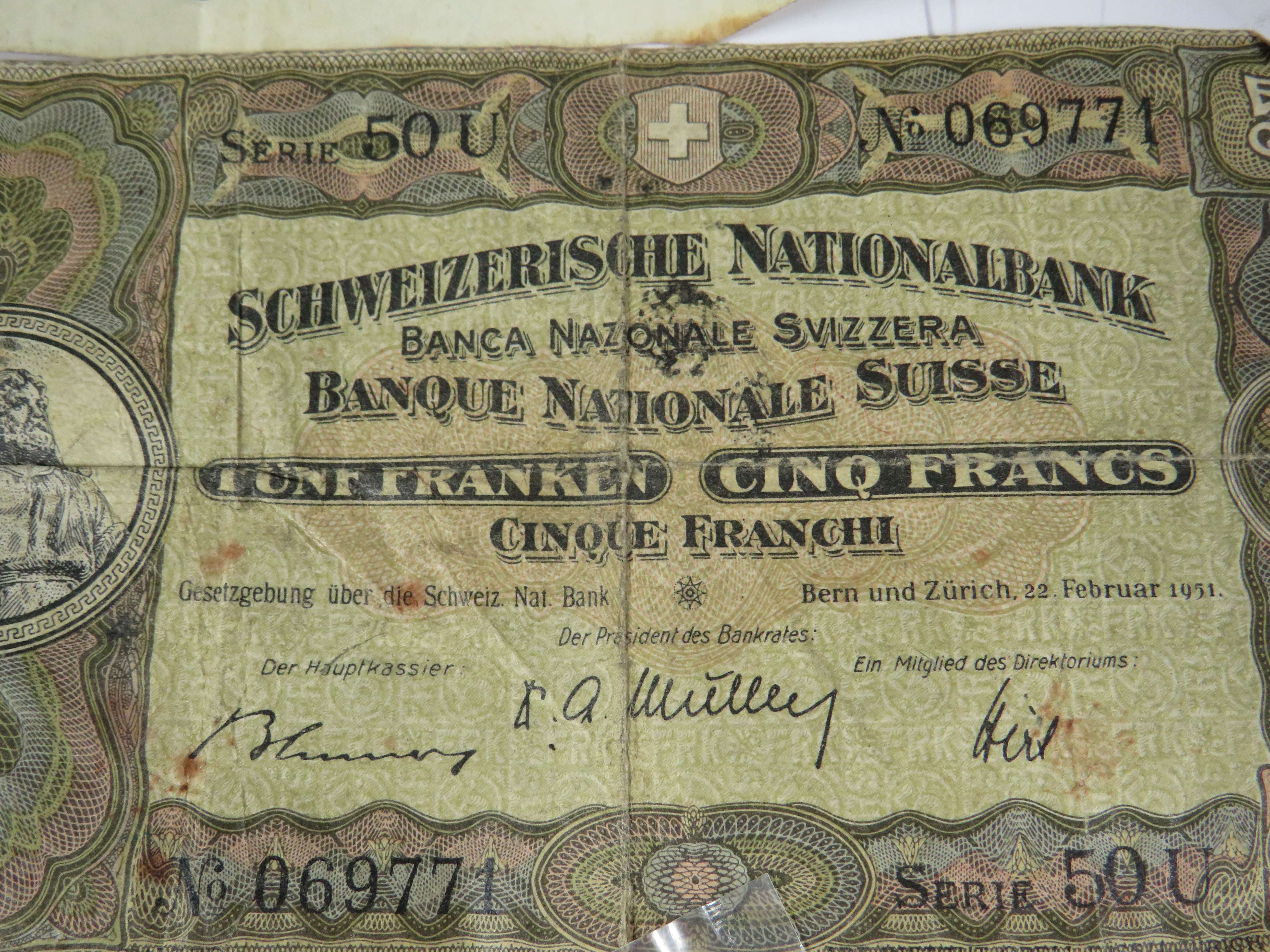 1920's German Bank notes, swiss bank note plus interesting Coins, roman Coins. See photos.   - Image 6 of 8