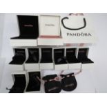 Selection of Ring and Bracelet boxes marked 'Pandora' See photos. 