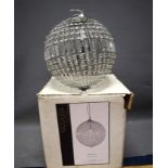 Modern Lighting by Ursula large crystal ball. One boxed and apparently as new. See photos. 
