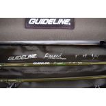 Guide Line Exceed Four piece 9ft Fly Rod with soft and hard carry case