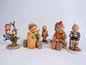 5 Goebel Hummel figurines.