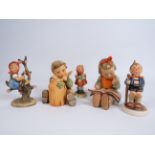 5 Goebel Hummel figurines.