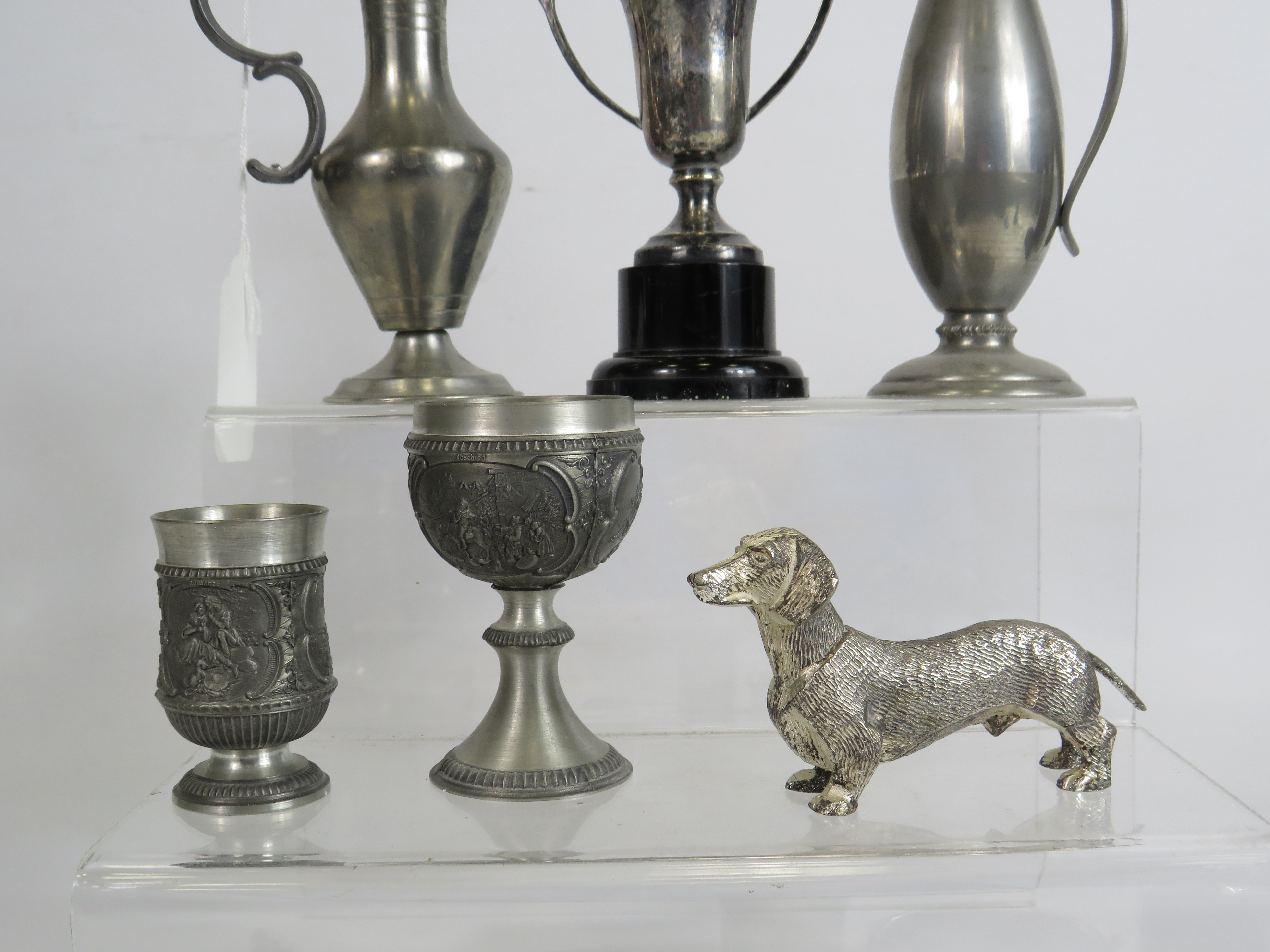 Selection of various Silver plated and pewter items, some which are Danish. - Bild 2 aus 3