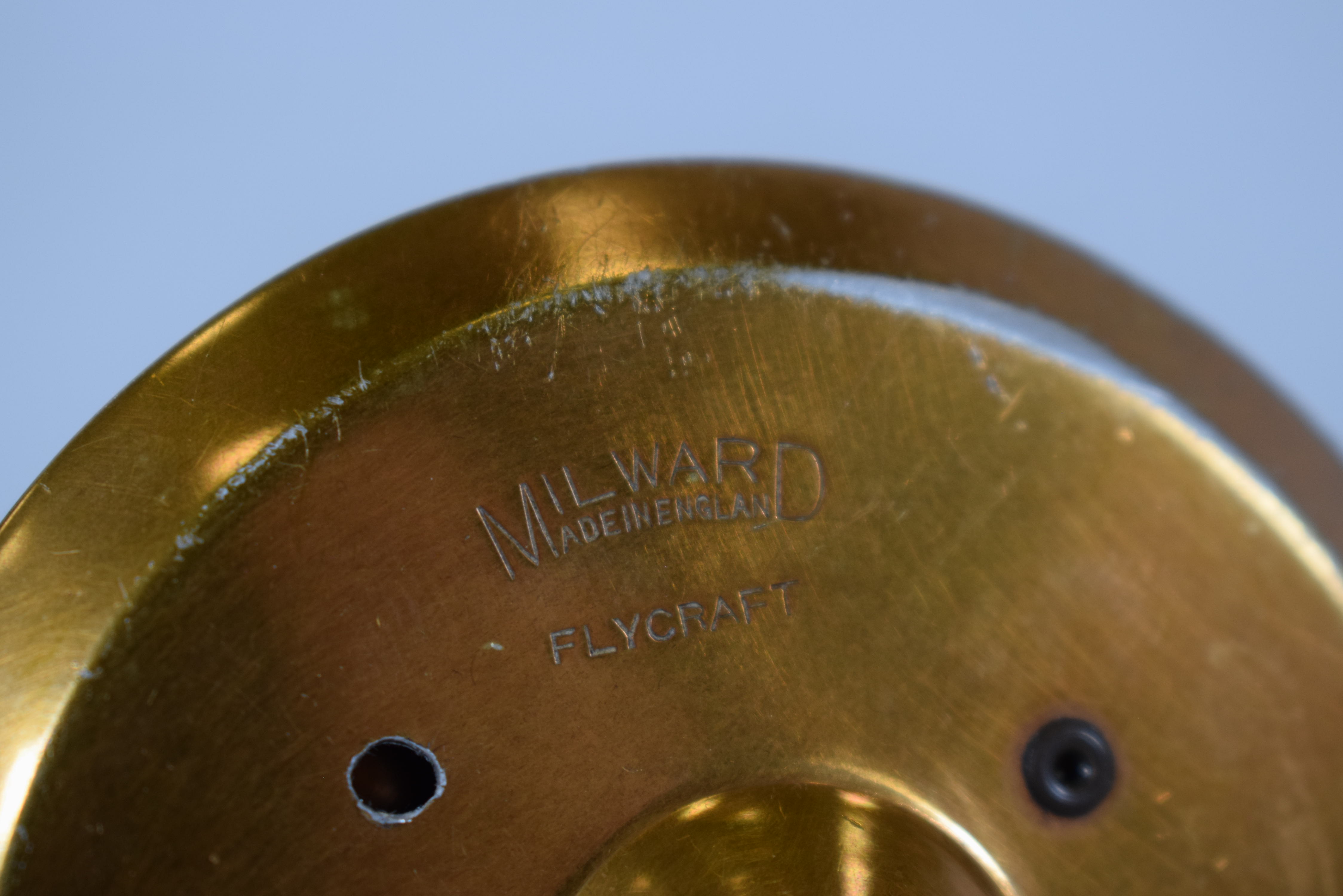 Milward fly Craft 3-1/8th Fly reel.  - Image 3 of 3