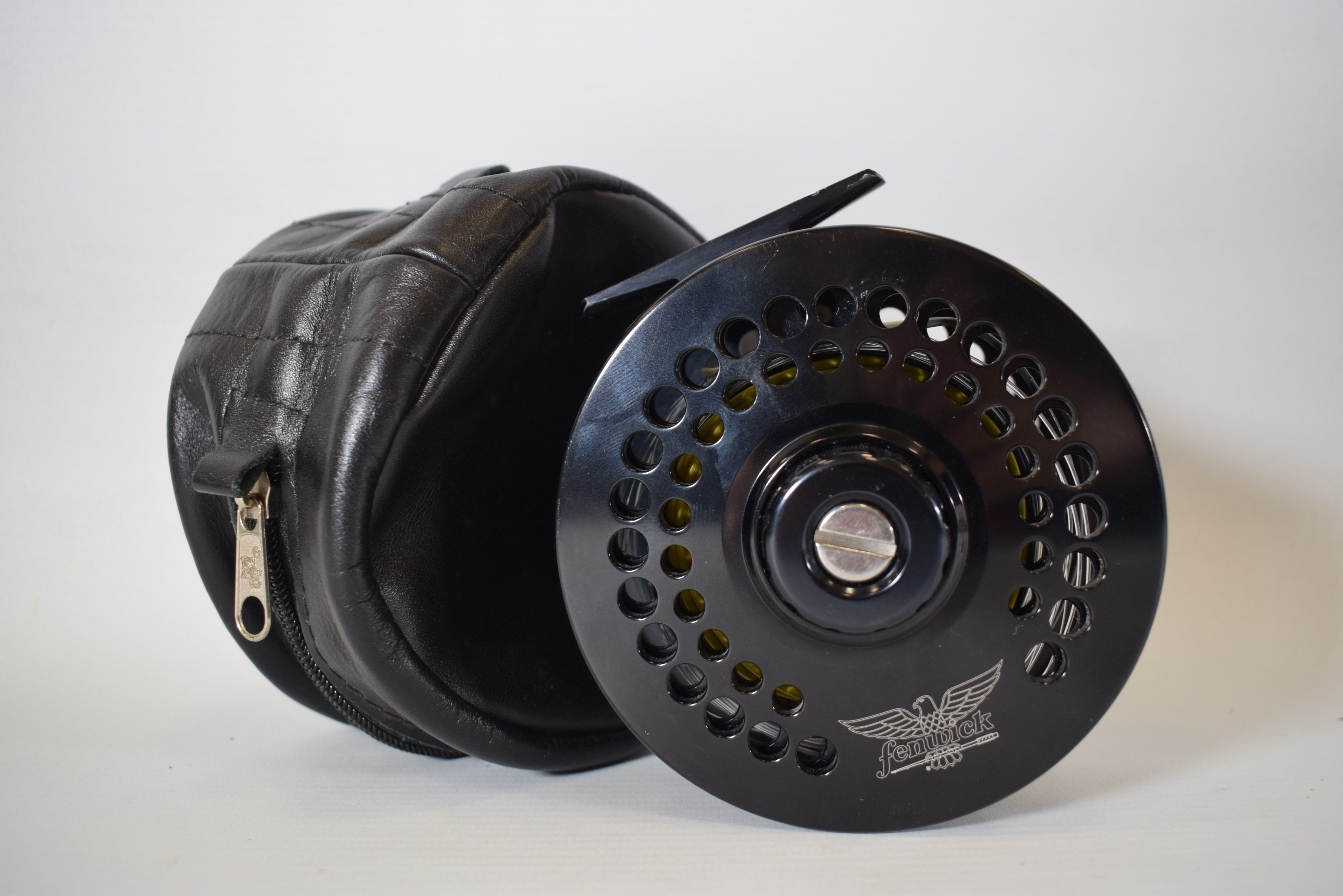 Fenwick Fly Reel  F912 with soft pouch