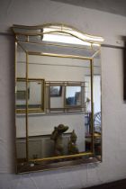 Large Modern Mirror Measures 47 x 29 inches. See photos. S2