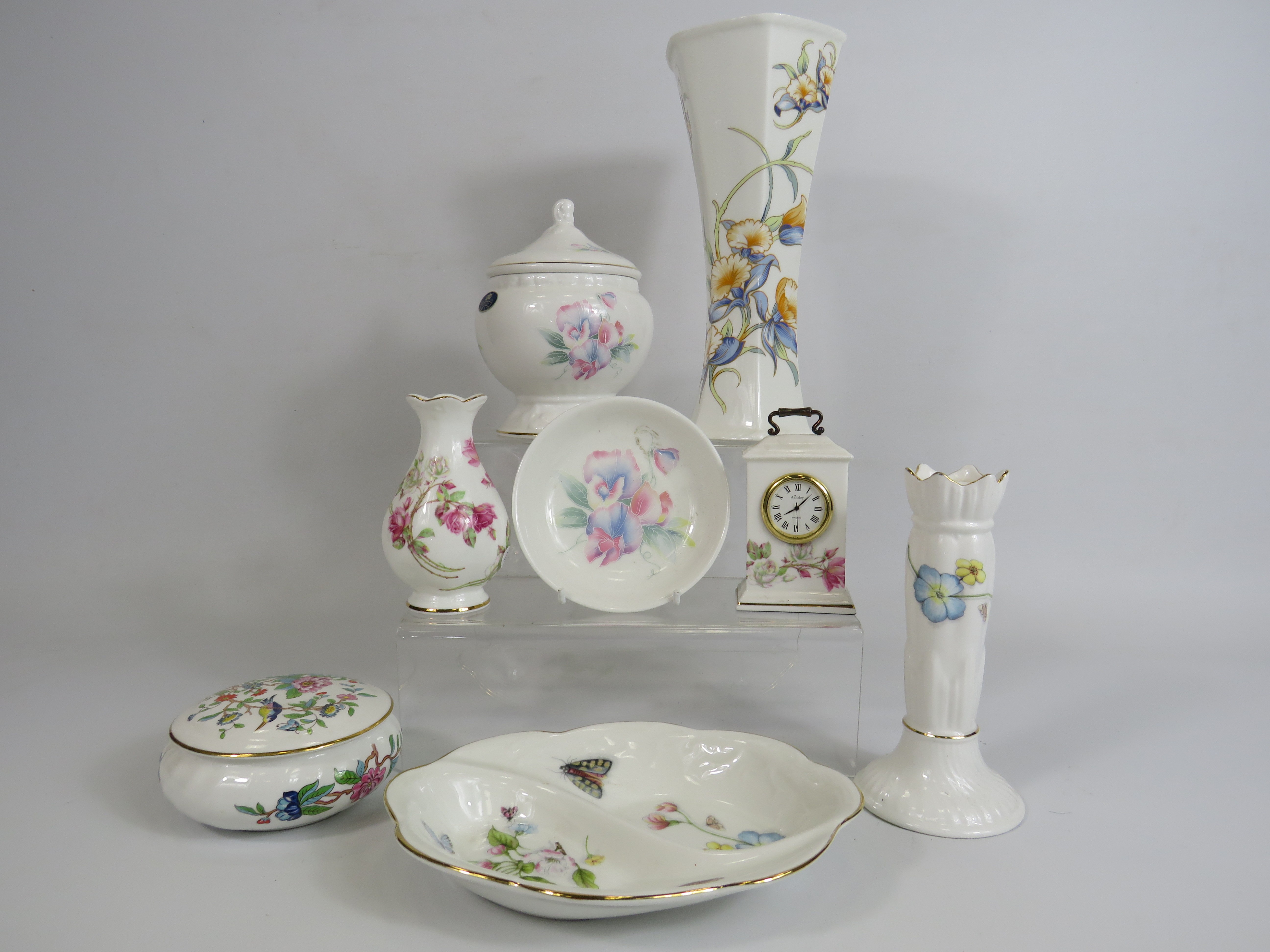 Selection of Aynsley ceramics, Natures Delight, Just Orchids, Little Sweetheart etc.