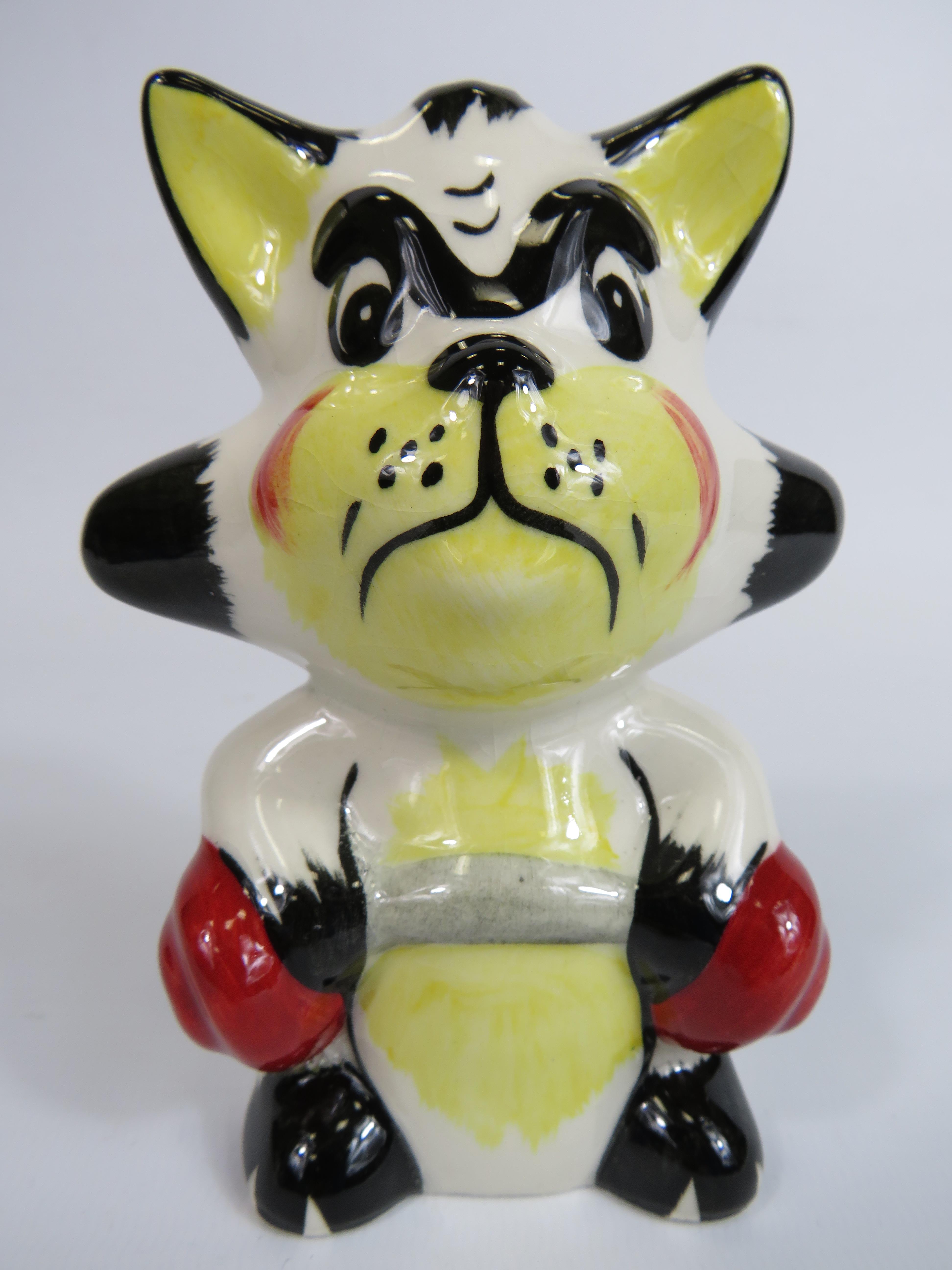 Lorna Bailey cat "Arnie" , 12cm tall.