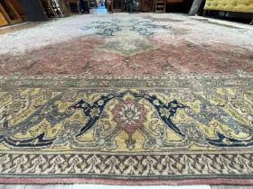 Large Room sized Rug which has come from a large stately home. Slight damage to edges See photos