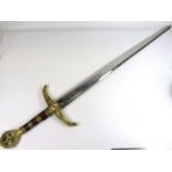 Very Large Film Replica of the Robin Hood Sword made from Stainless steel by United Cutlery. Jewel s