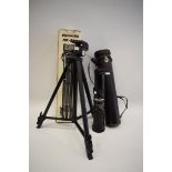 Hakuba HK202 Tripod Stand plus a Soligor 163 Telephoto lens to fit Pentax 35mm SLR