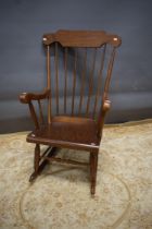 Oak Rocking Chair. See photos. S2
