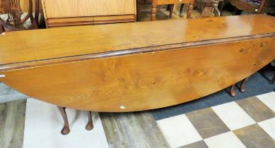 Superb and Special Drop leaf Wake Table, beautifully constructed from Burr Elm and Yew.
