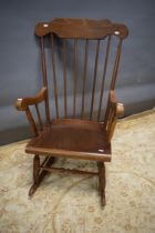 Oak Rocking Chair. See photos. S2
