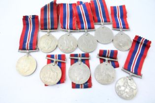 WW2 War Medals & Ribbons x 10 2341393