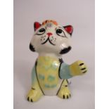 Lorna Bailey cat "Busy bee" 11cm tall.