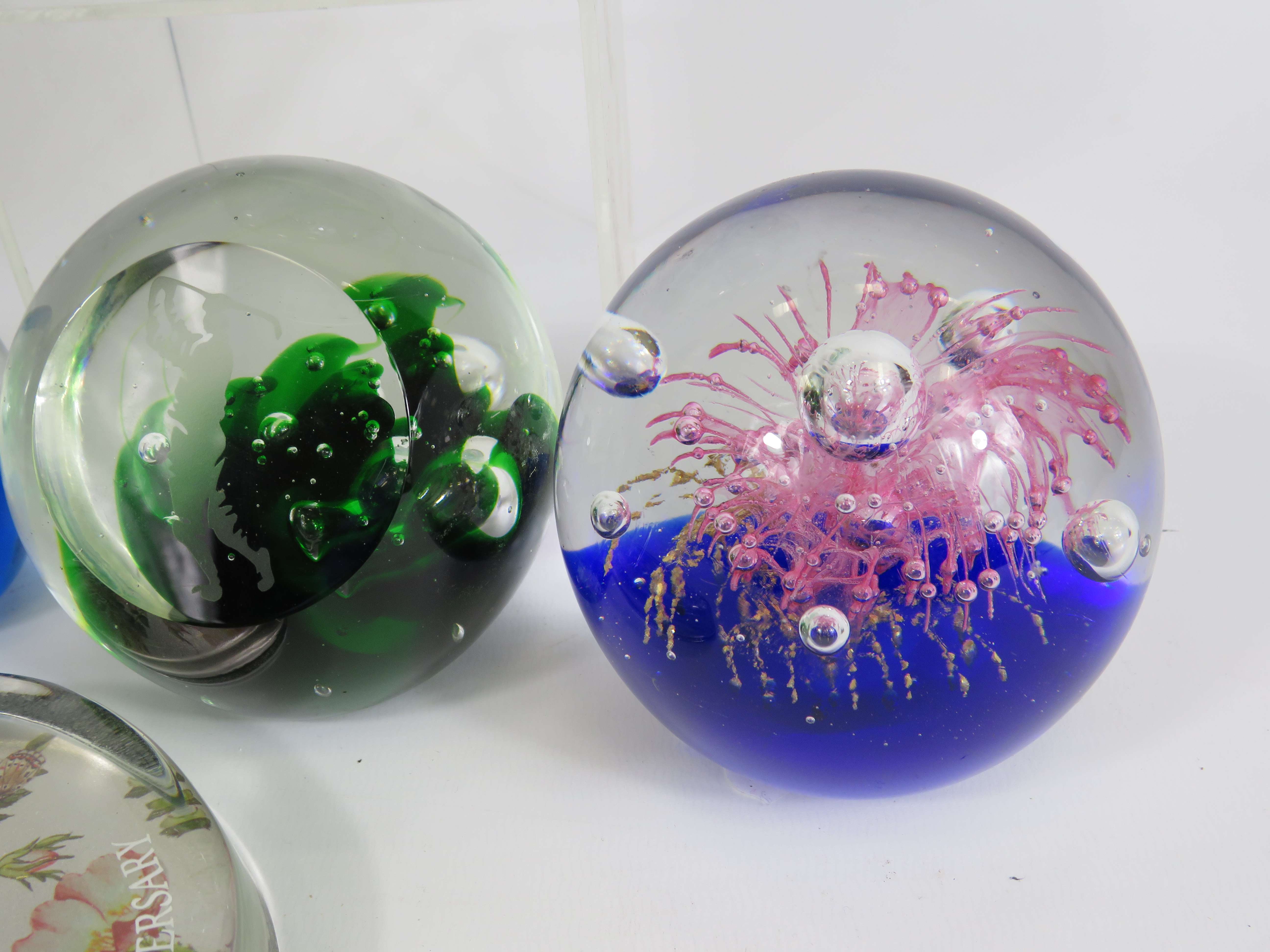 Selection of Art glass paperweights. - Image 2 of 4