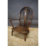 Large Low Stickback Chair.  See photos. S2