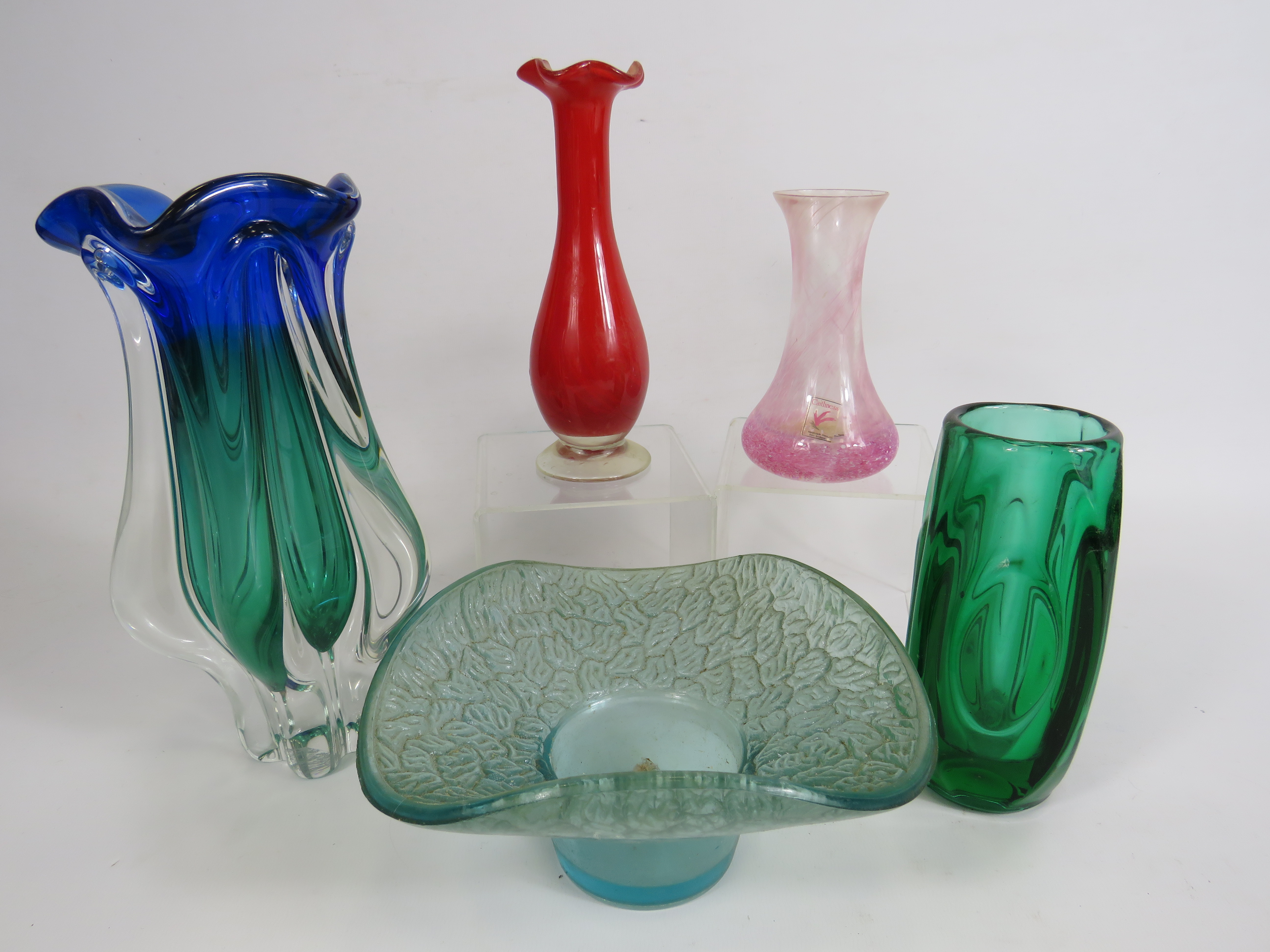 Mixed art glass including Sklo Union, Chribska etc. - Image 2 of 2