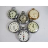 Gents Vintage Pocket Watches Hand-wind Inc. SMITHS, Ingersoll Etc. x 6      406384