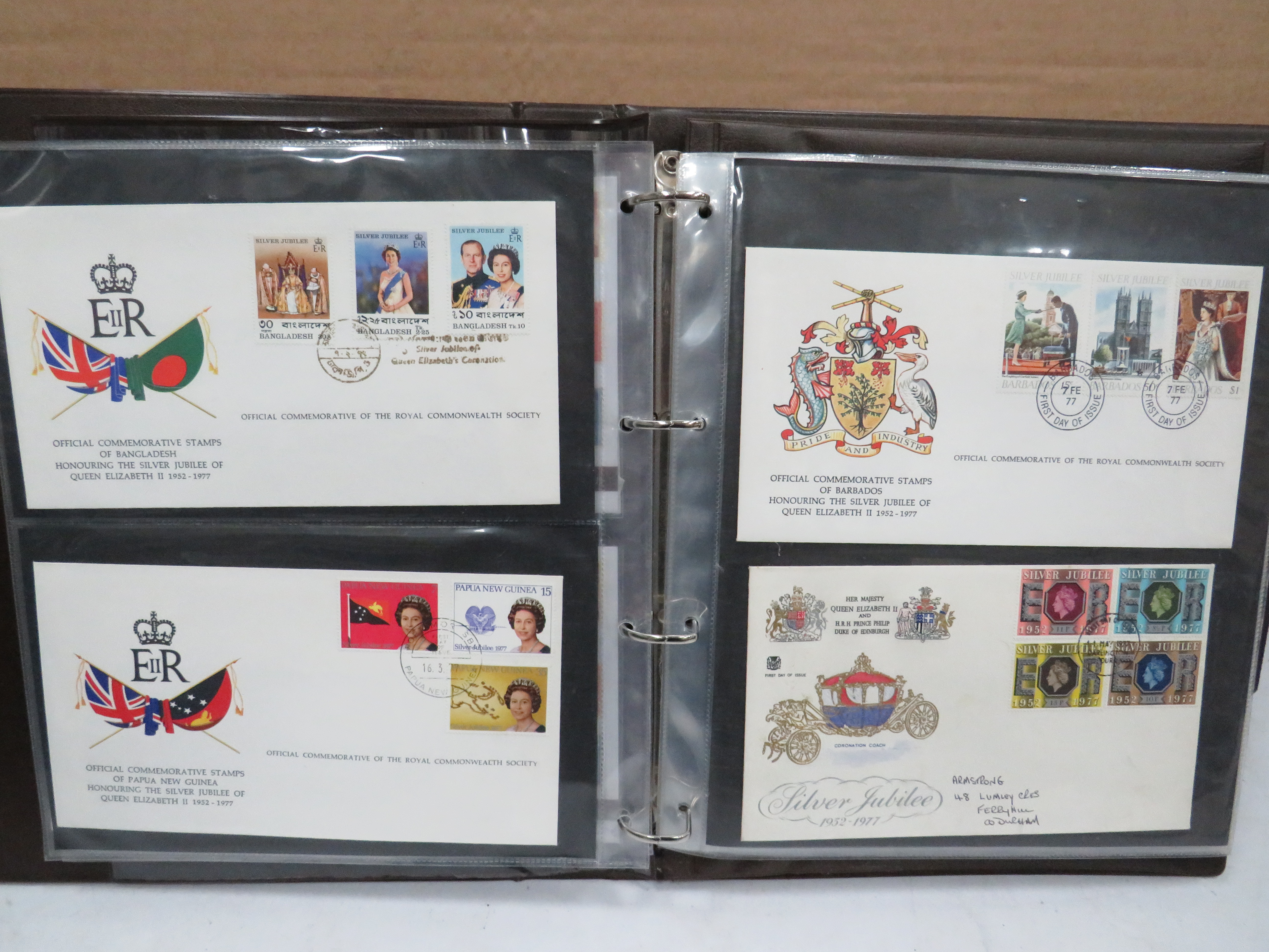 Full and well Presented Album of UK FDC's GB High Values, Coin & Stamp Sets. Victorian Stamps. See m - Image 5 of 14