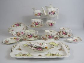 Large selection of Royal Crown Derby "Derby Posies" and a Royal Albert September song sandwich