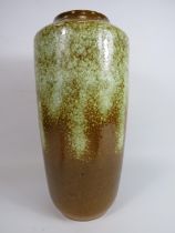 Large West German floor vase, 18 inches tall.