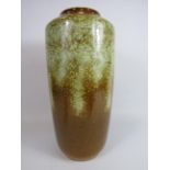 Large West German floor vase, 18 inches tall.