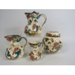 4 Pieces of Masons Ironstone in the Java pattern.